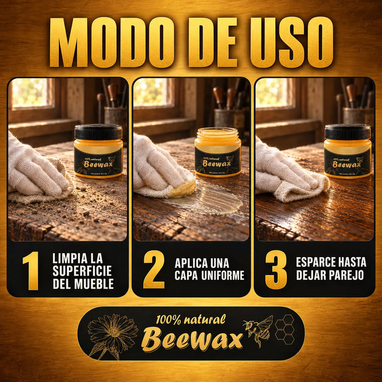 BeeWax cera restauradora de madera