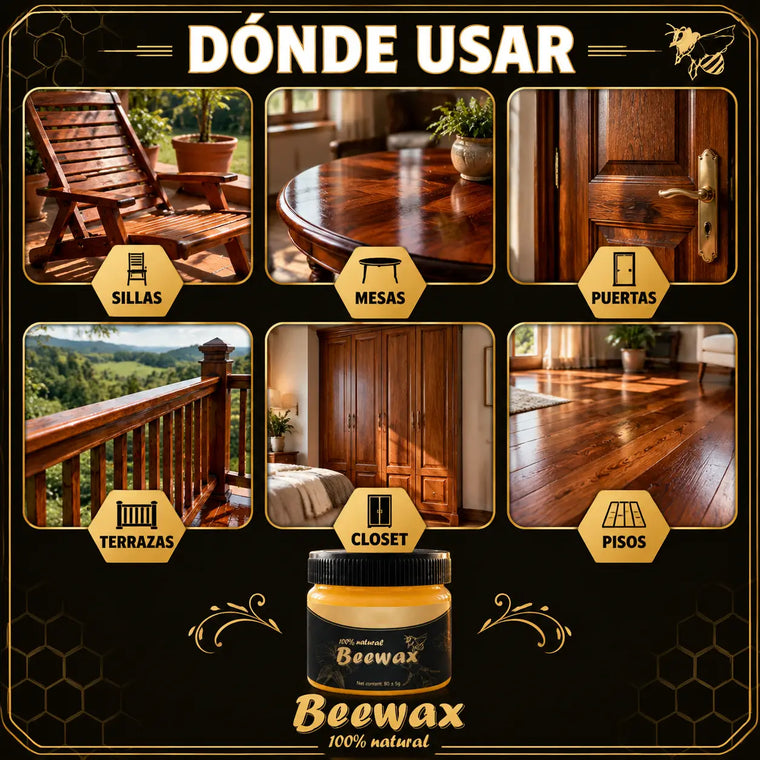 BeeWax cera restauradora de madera