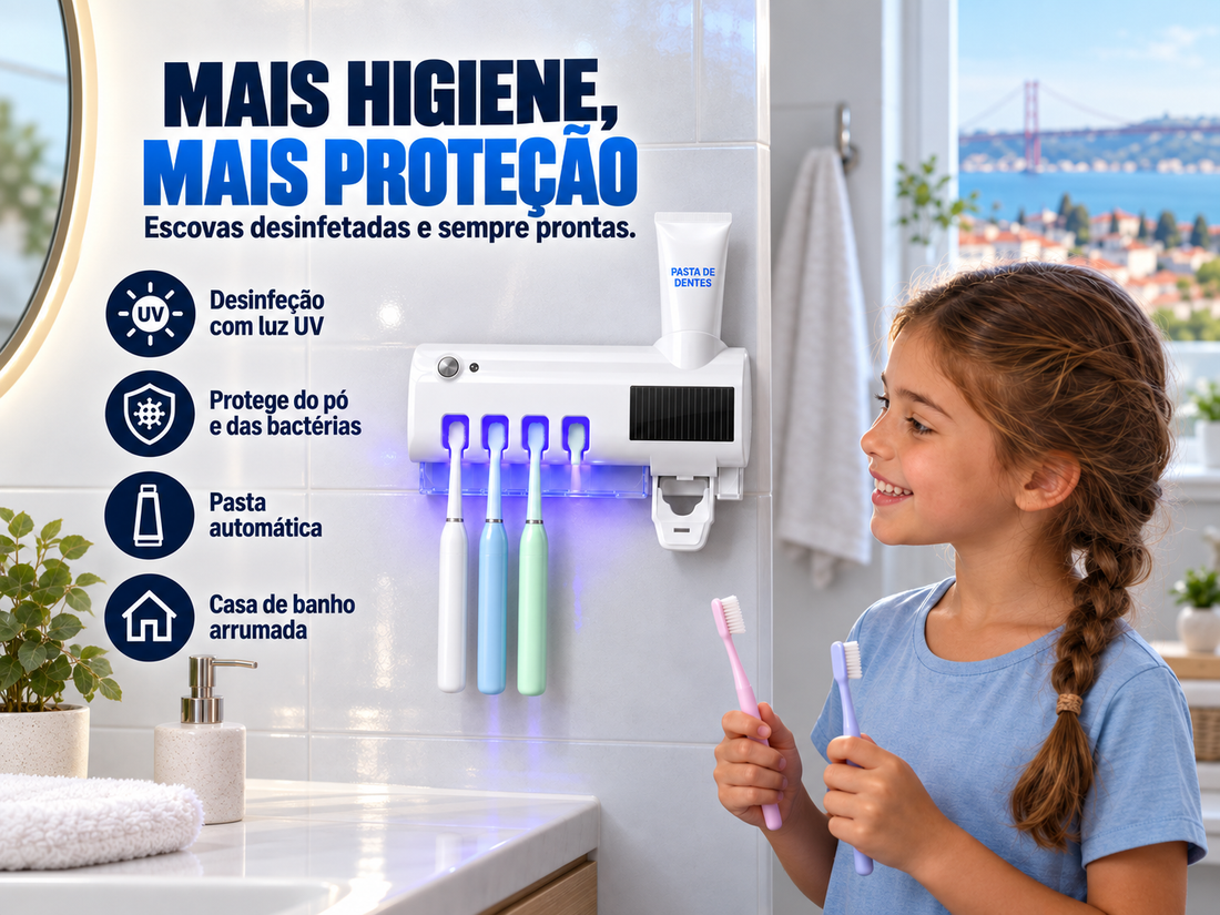 Protege as escovas de toda a família