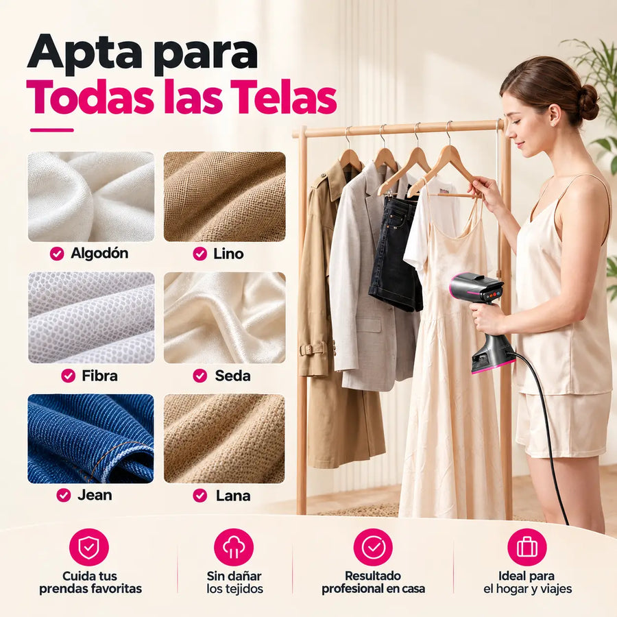 No quema ni deja brillo en la ropa