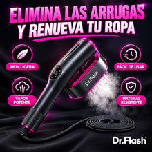 Dr.Flash quitando arrugas de una camisa