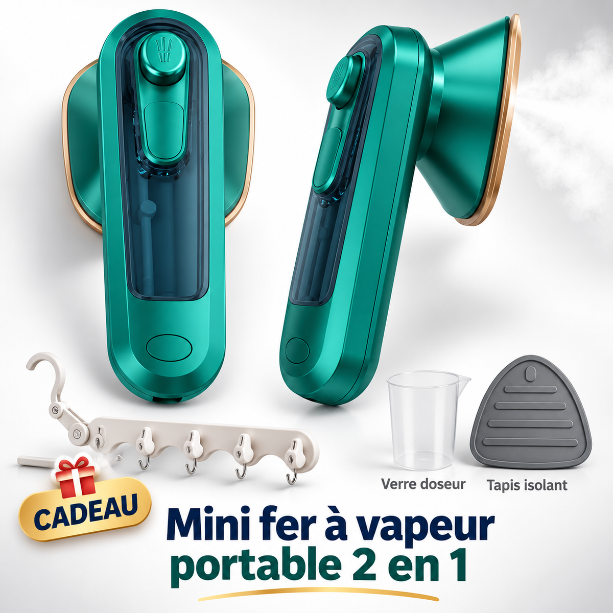 VapoMini™ : vos vêtements bien repassés, sans table à repasser