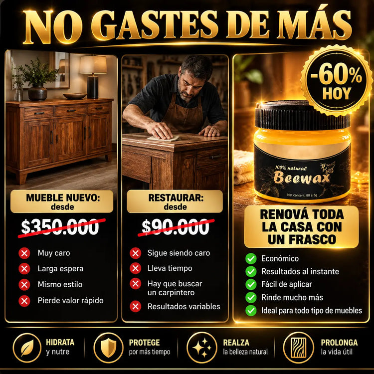 BeeWax vs. productos comunes